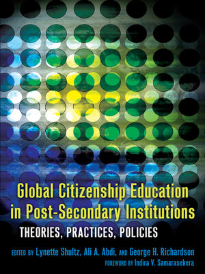 cover image of Global Citizenship Education in Post-Secondary Institutions
